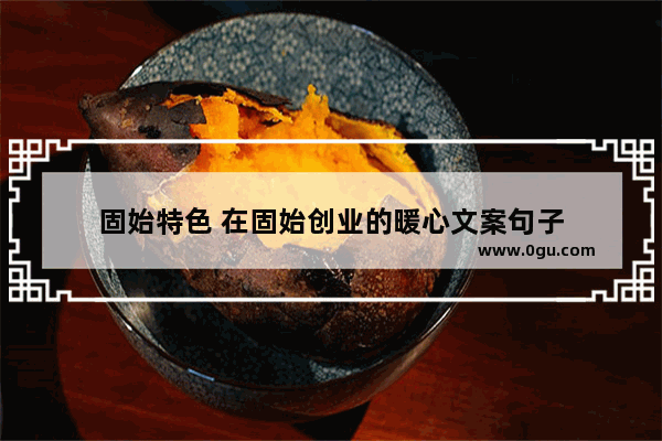 固始特色 在固始创业的暖心文案句子