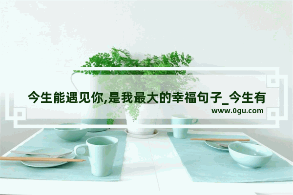 今生能遇见你,是我最大的幸福句子_今生有你好甜蜜文案