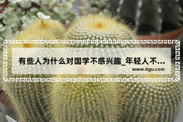 有些人为什么对国学不感兴趣_年轻人不喜欢听的句子