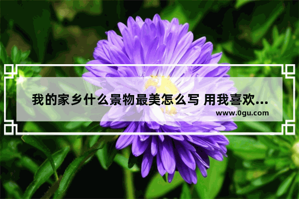我的家乡什么景物最美怎么写 用我喜欢家乡的风光写句子