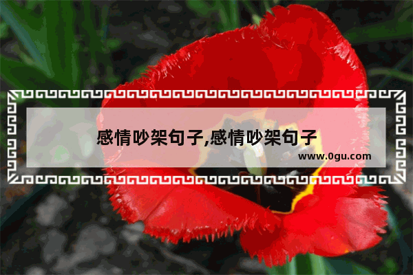 感情吵架句子,感情吵架句子