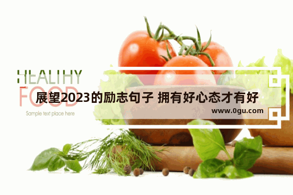 展望2023的励志句子 拥有好心态才有好人生句子