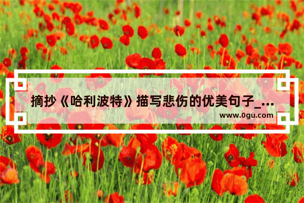 摘抄《哈利波特》描写悲伤的优美句子_伤感的结尾段摘抄关于枫叶