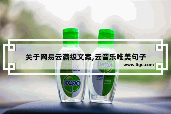 关于网易云满级文案,云音乐唯美句子