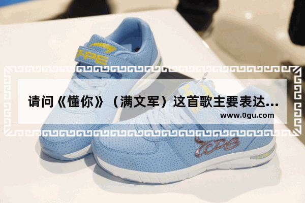 请问《懂你》（满文军）这首歌主要表达什么中心思想_唯有知己和爱人相处的句子