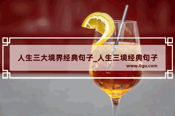 人生三大境界经典句子_人生三境经典句子