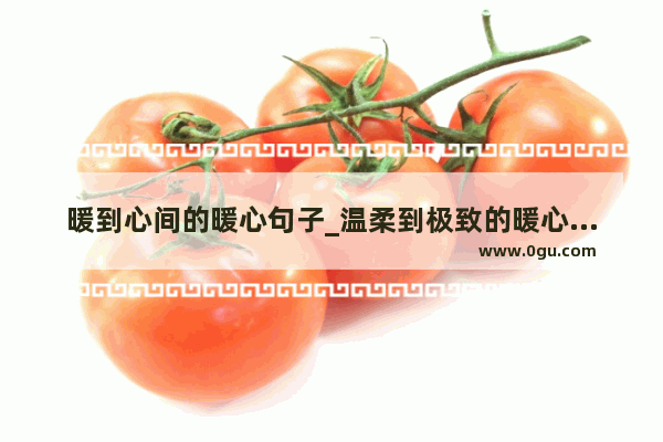 暖到心间的暖心句子_温柔到极致的暖心句子