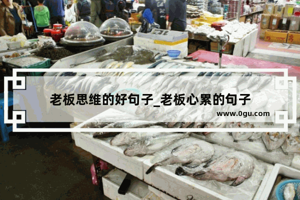老板思维的好句子_老板心累的句子