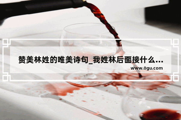 赞美林姓的唯美诗句_我姓林后面接什么句子