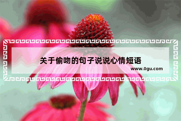 关于偷吻的句子说说心情短语