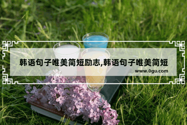 韩语句子唯美简短励志,韩语句子唯美简短