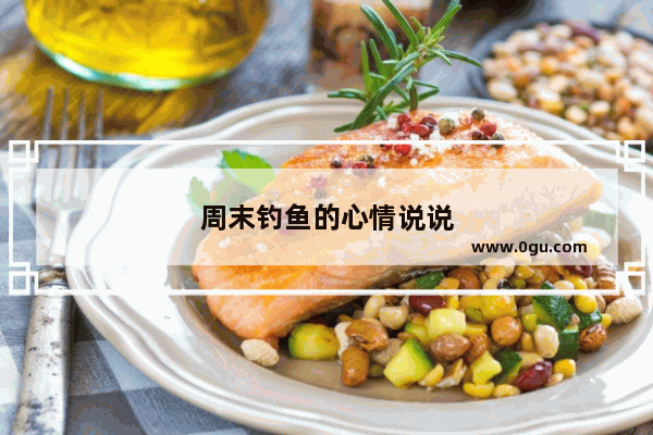 周末钓鱼的心情说说