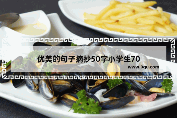 优美的句子摘抄50字小学生70