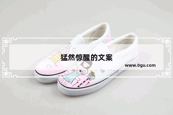 猛然惊醒的文案