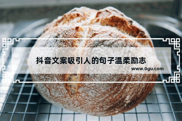 抖音文案吸引人的句子温柔励志