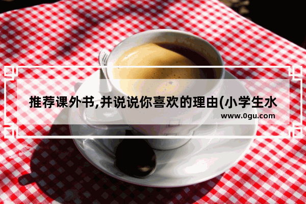 推荐课外书,并说说你喜欢的理由(小学生水平) 速度
