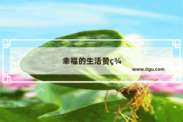 幸福的生活赞美句子简短