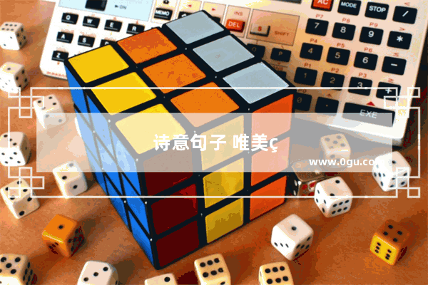 诗意句子 唯美祝福短句