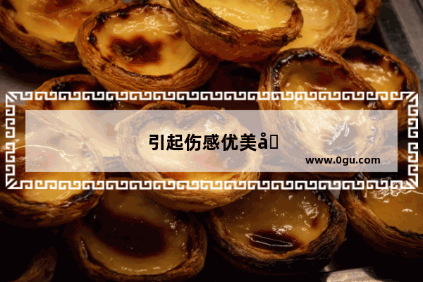 引起伤感优美句子