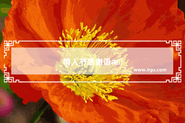 情人节感谢语搞笑句子简短
