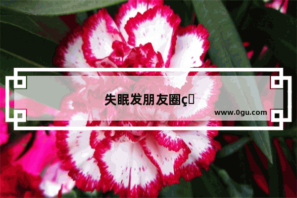 失眠发朋友圈的句子简短幽默