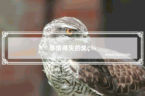 感情得失的优美句子简短