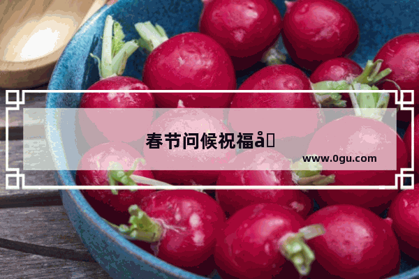 春节问候祝福句子简短