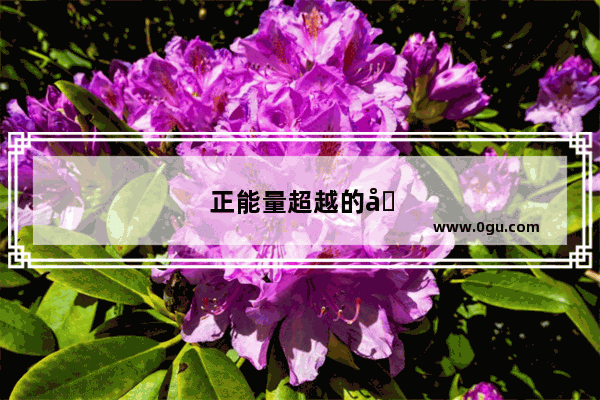 正能量超越的句子简短