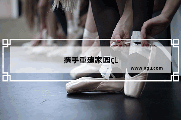 携手重建家园的句子