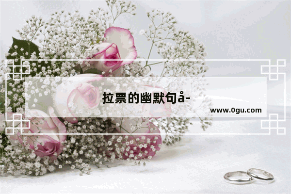 拉票的幽默句子押韵