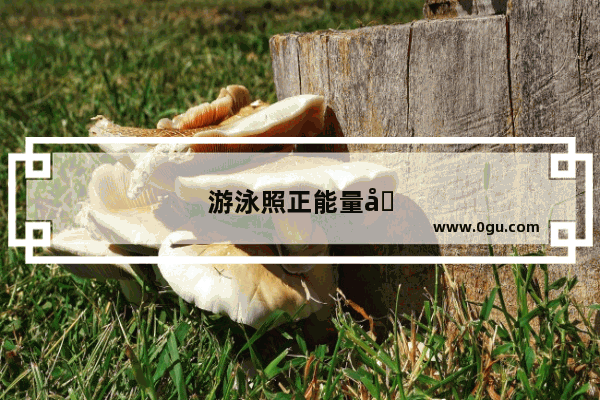 游泳照正能量句子简短