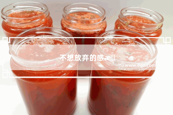 不想放弃的感情句子简短
