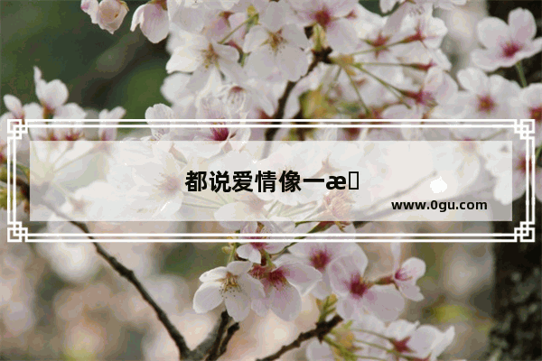 都说爱情像一把沙子 你握的越紧 越容易失去 你怎么看
