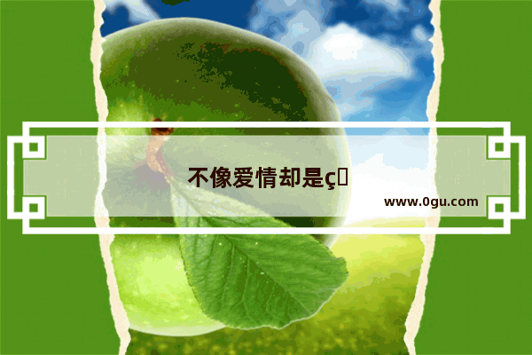不像爱情却是爱情的句子说说