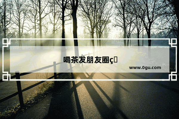 喝茶发朋友圈的句子幽默