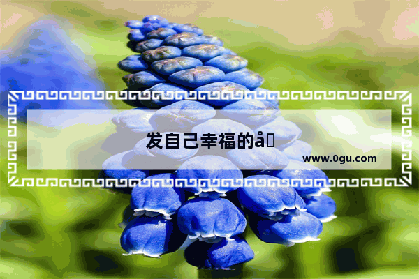 发自己幸福的句子简短
