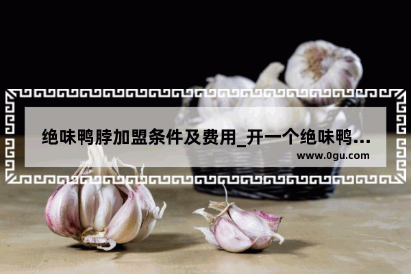 绝味鸭脖加盟条件及费用_开一个绝味鸭脖加盟店要多少钱