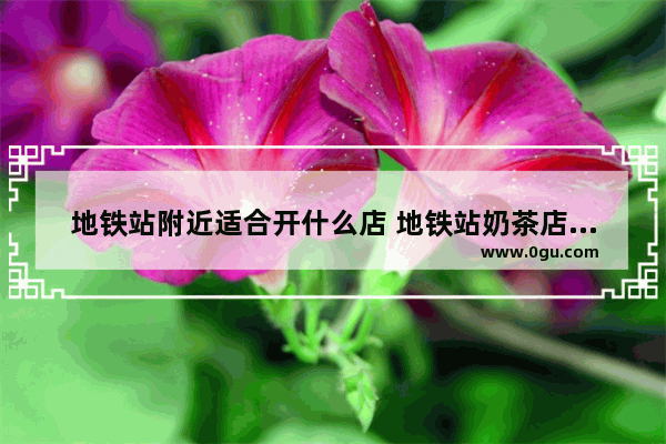地铁站附近适合开什么店 地铁站奶茶店怎么加盟