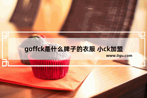 goffck是什么牌子的衣服 小ck加盟店推荐