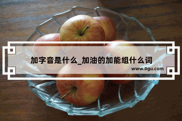 加字音是什么_加油的加能组什么词