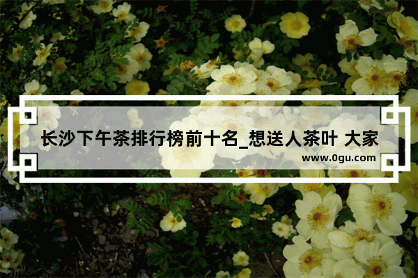 长沙下午茶排行榜前十名_想送人茶叶 大家有没有推荐的茶庄呢