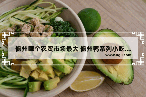 儋州哪个农贸市场最大 儋州鸭系列小吃加盟