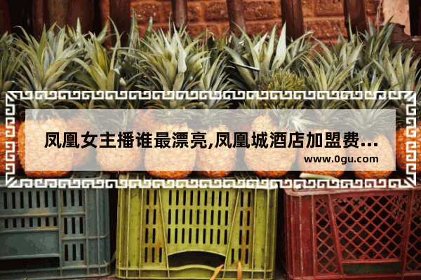 凤凰女主播谁最漂亮,凤凰城酒店加盟费多少钱