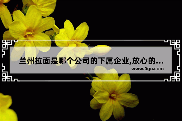 兰州拉面是哪个公司的下属企业,放心的拉面加盟品牌店