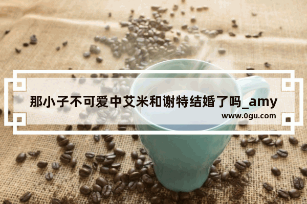 那小子不可爱中艾米和谢特结婚了吗_amykukula品牌生产厂家