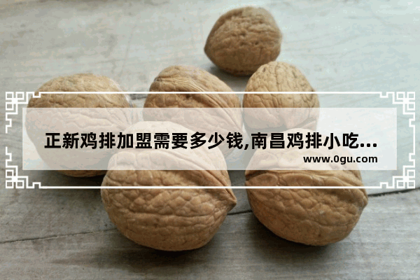 正新鸡排加盟需要多少钱,南昌鸡排小吃加盟