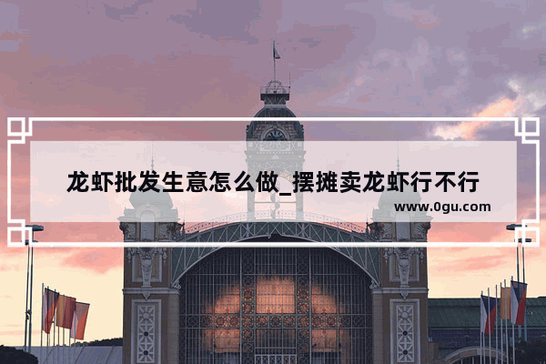 龙虾批发生意怎么做_摆摊卖龙虾行不行