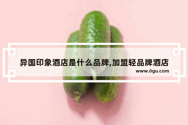 异国印象酒店是什么品牌,加盟轻品牌酒店