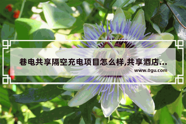 巷电共享隔空充电项目怎么样,共享酒店加盟怎么样