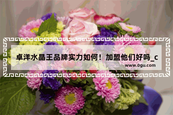 卓洋水晶王品牌实力如何！加盟他们好吗_coco奶茶全国多少家